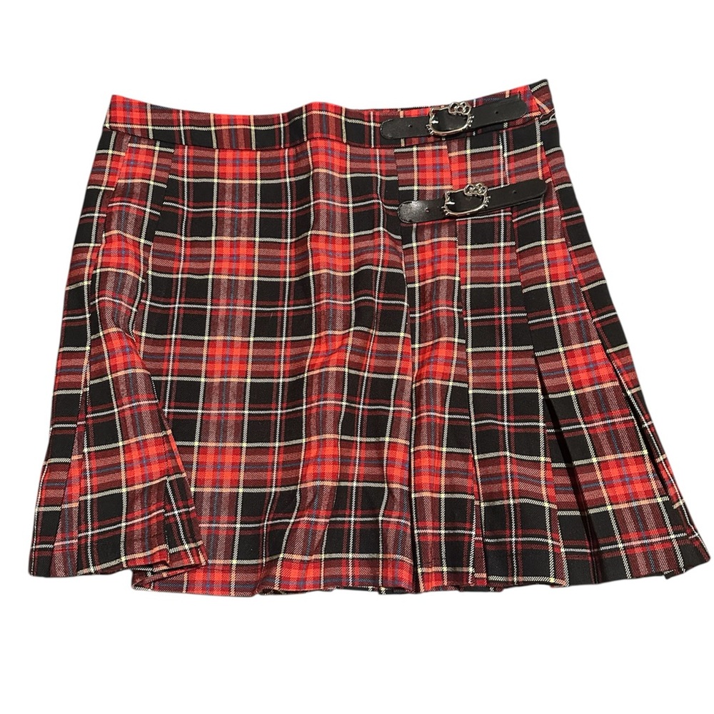 Forever 21 x Hello Kitty Plaid Mini Skirt